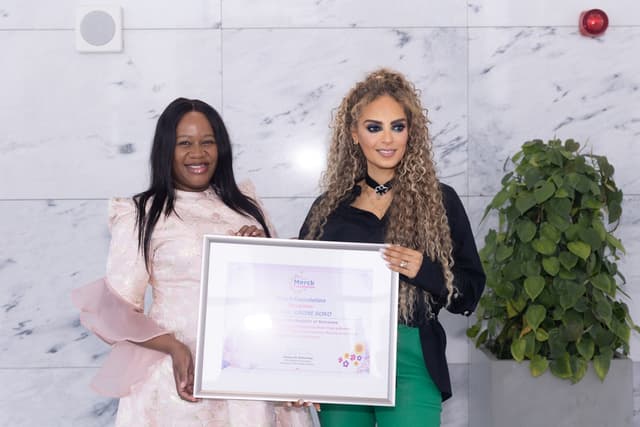 Acknowledging the efforts of First Ladies as Ambassador of Merck Foundation "More Than a Mother"