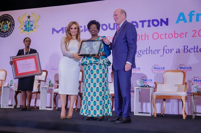 Acknowledging the efforts of First Ladies as Ambassador of Merck Foundation "More Than a Mother"