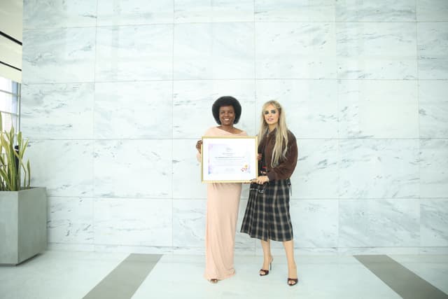 Acknowledging the efforts of First Ladies as Ambassador of Merck Foundation "More Than a Mother"