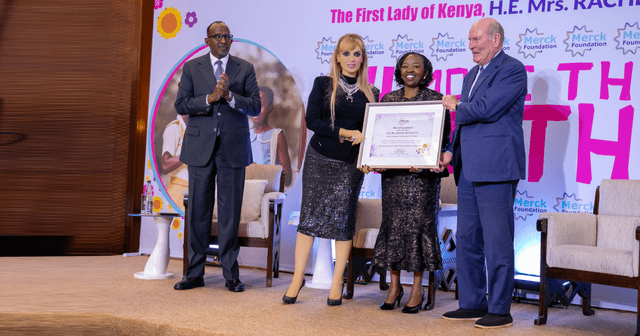Acknowledging the efforts of First Ladies as Ambassador of Merck Foundation "More Than a Mother"